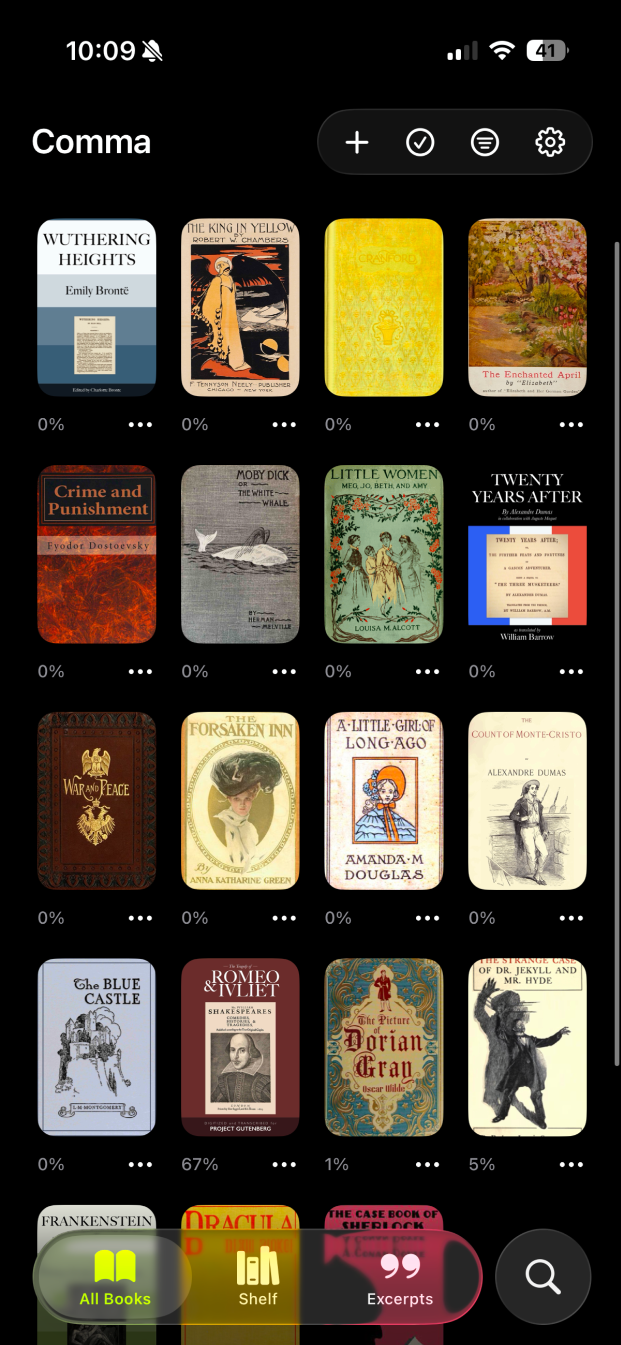 Comma Reader screenshot 1
