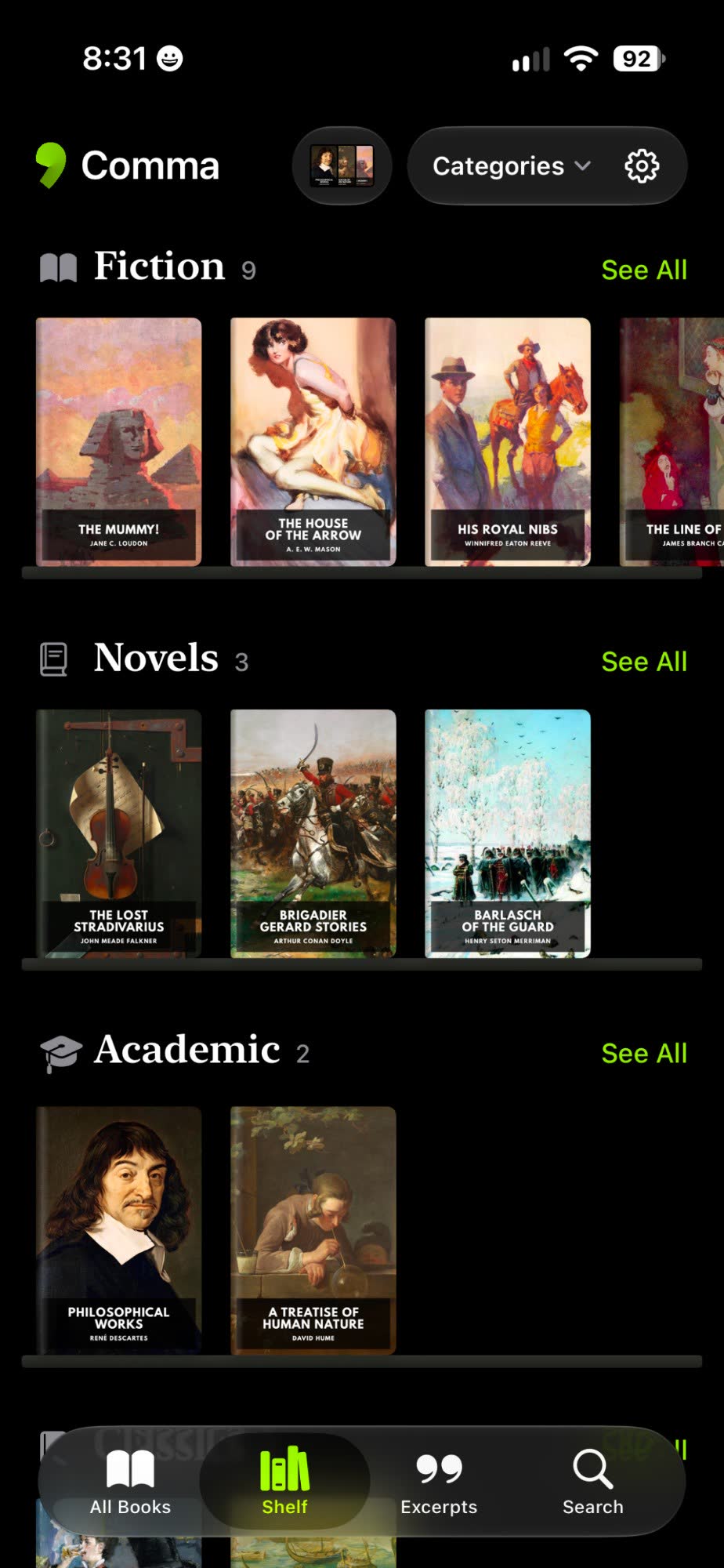 Comma Reader screenshot 6