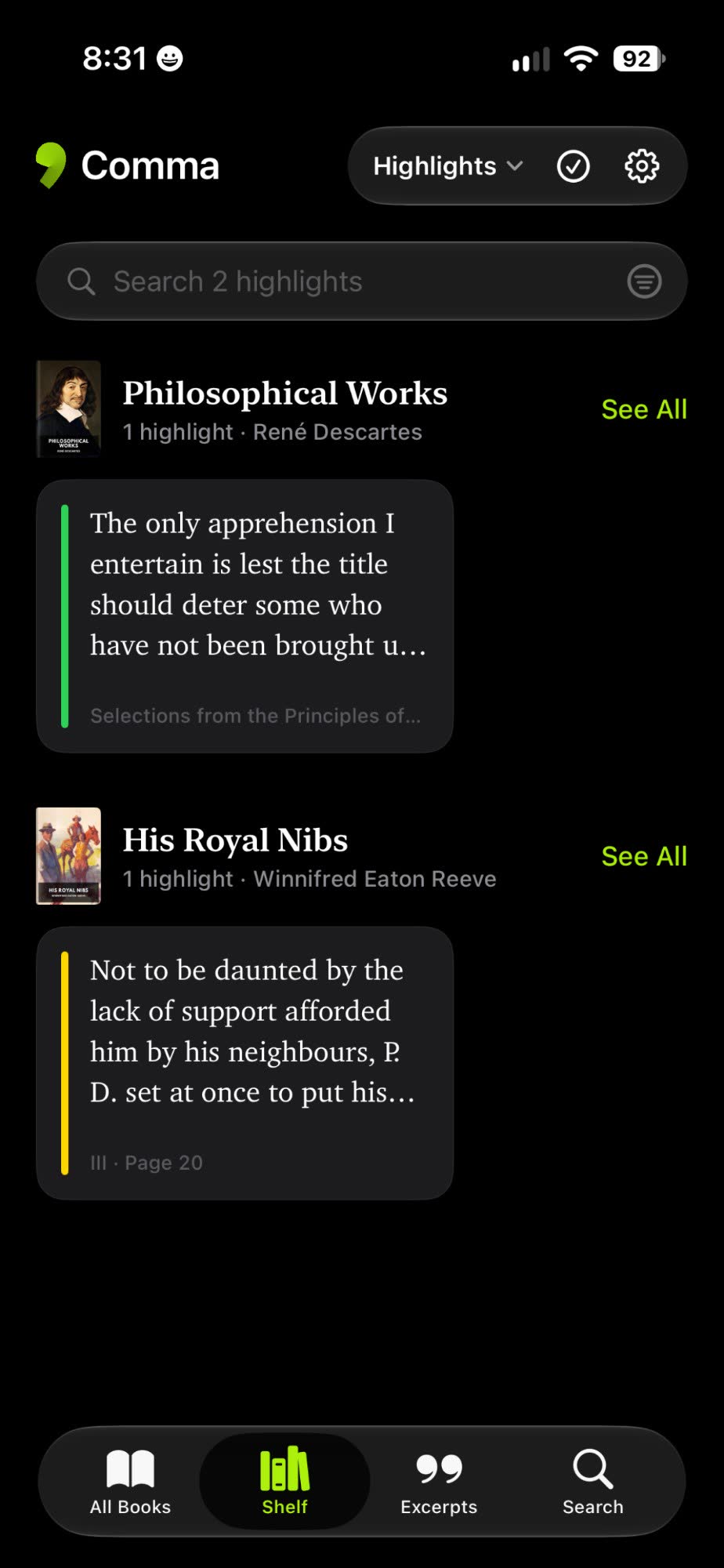 Comma Reader screenshot 7
