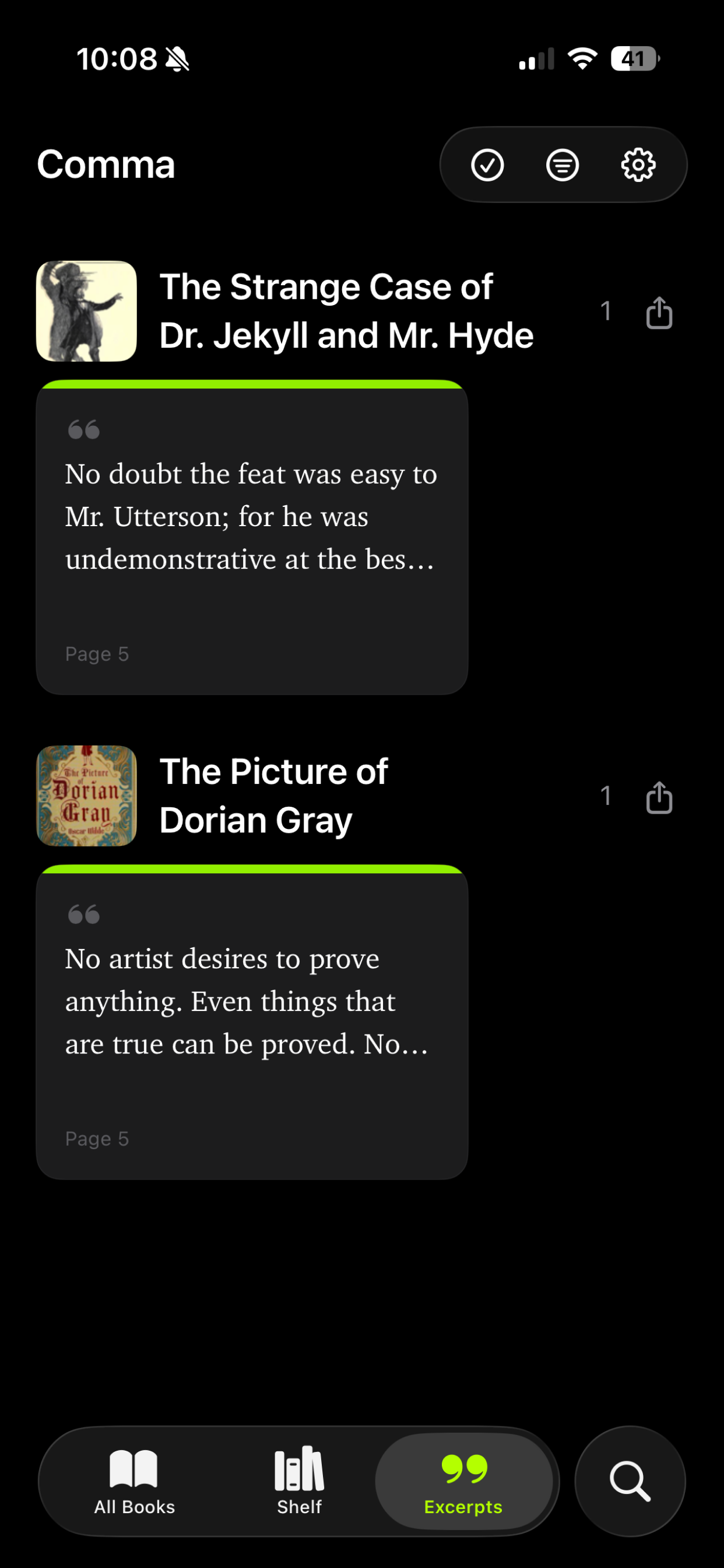Comma Reader screenshot 7