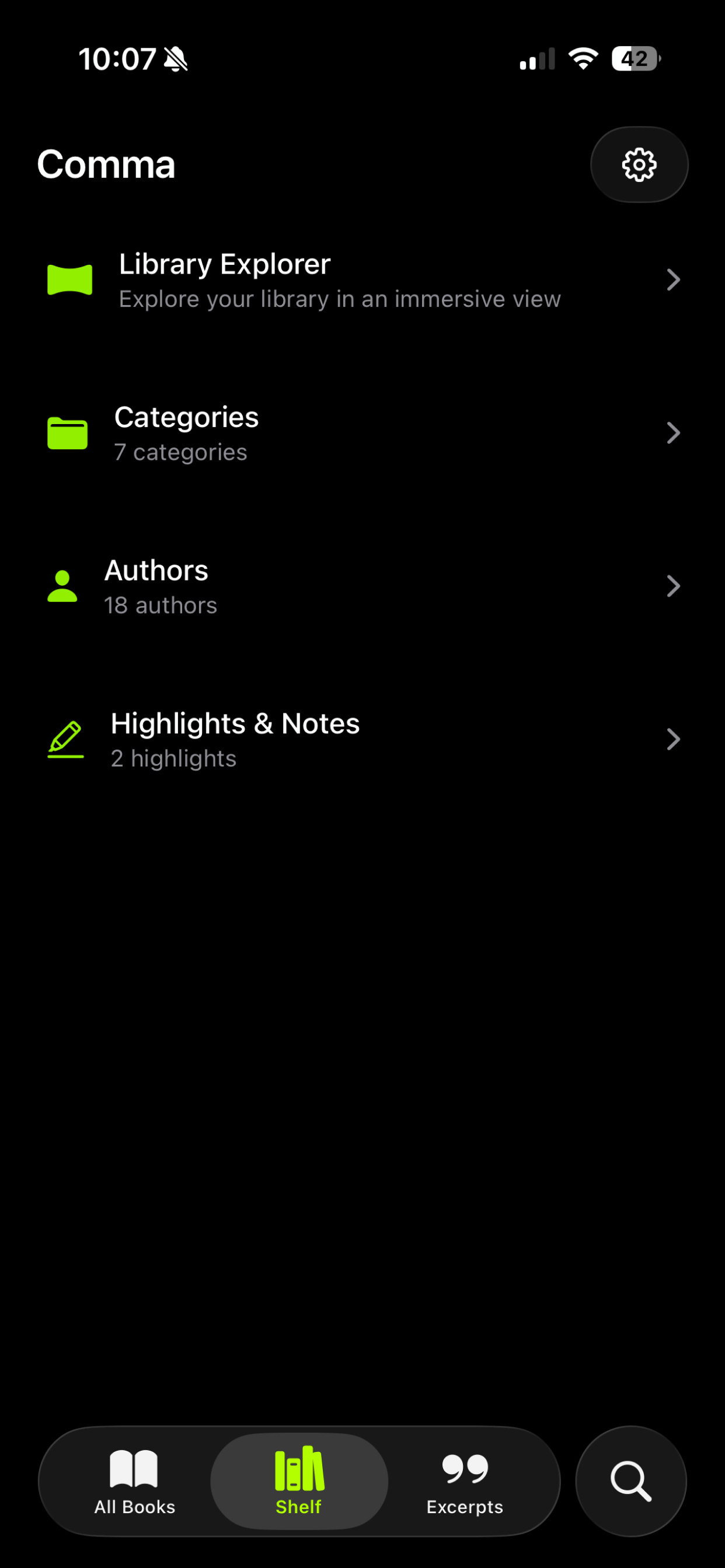 Comma Reader screenshot 8